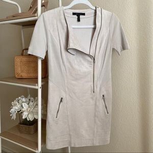 BCBG MaxAzria Suede Dress